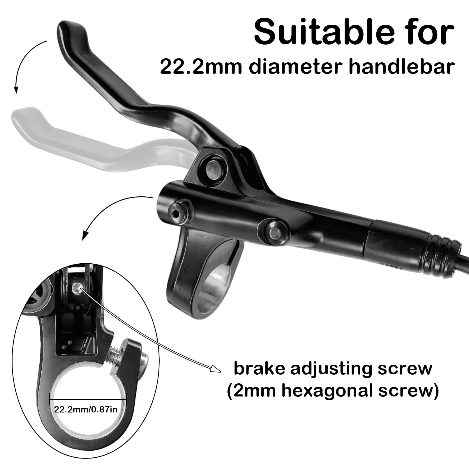 Relwears MT200 piston detail showing dual-piston build for even pad pressure