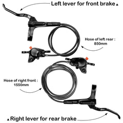 Relwears MT200 rear caliper and long hose illustrating reach and reliable control