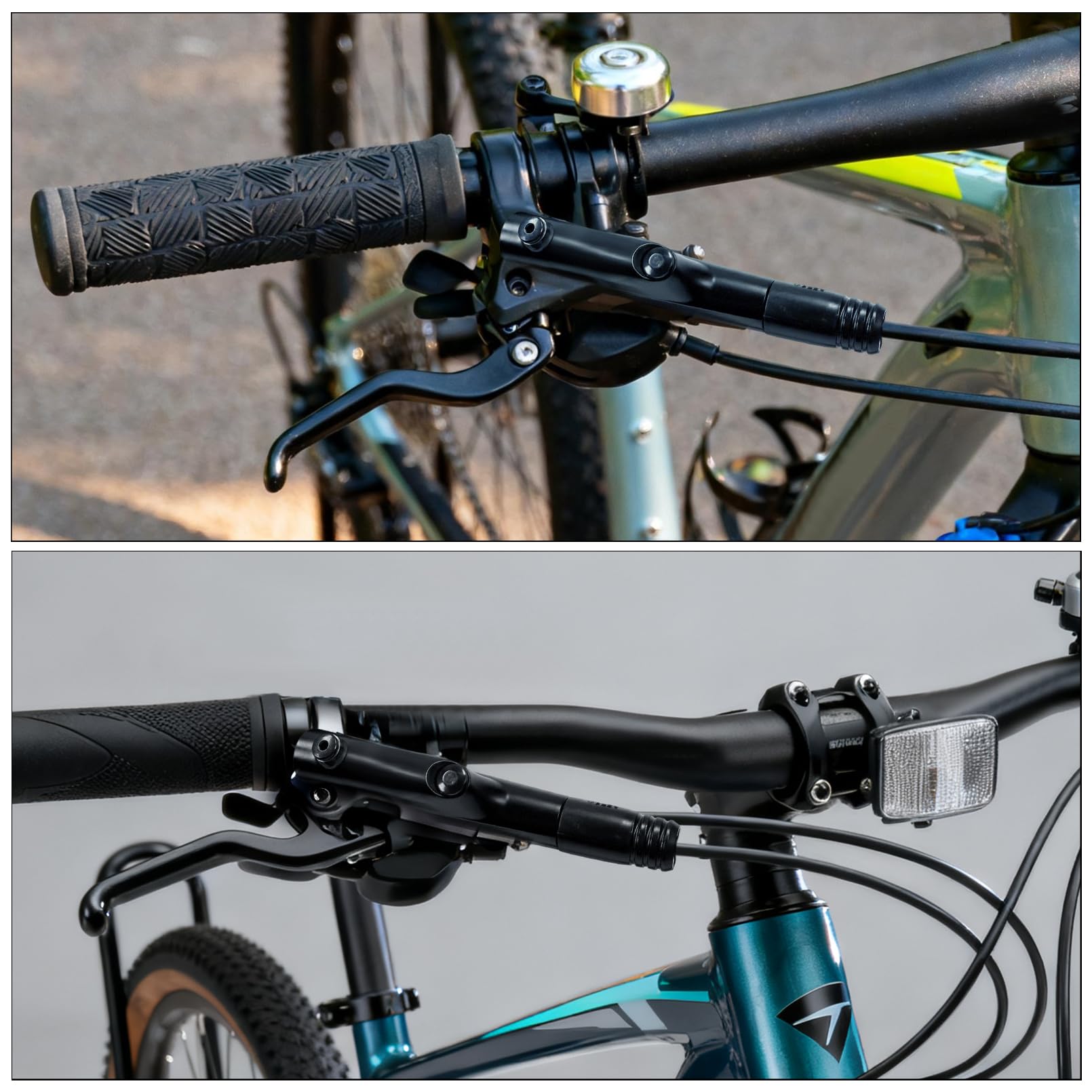 Relwears MT200 rotor compatibility label showing center-lock and 6-bolt fit options