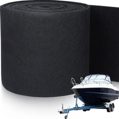 Remerry front roll showing full 12-inch by 50ft carpet protecting bunks
