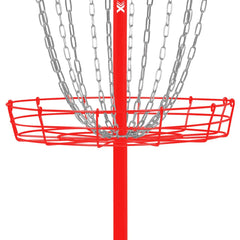 Remix Disc Golf folded basket compact for transport showing easy storage benefit