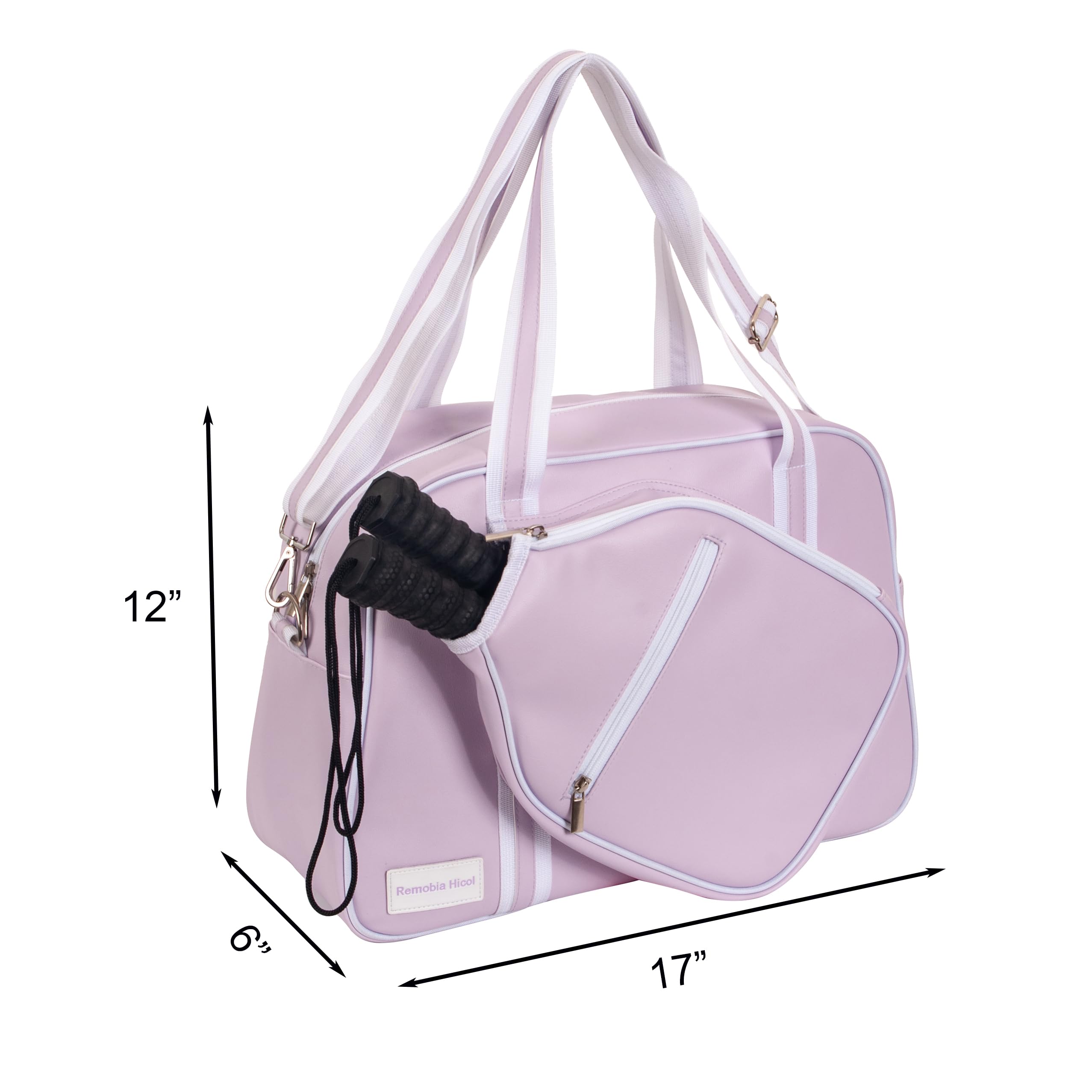 Remobia Hicol close-up of purple PU leather texture for stylish durability
