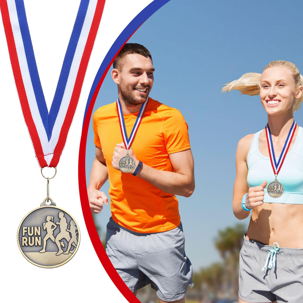 Remuuly medal beside ruler showing 2-inch size for clarity and planning