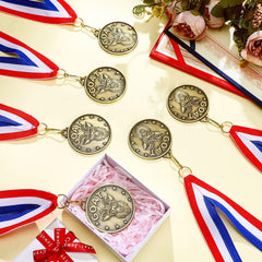 Remuuly medal worn around neck showing visible award and pride