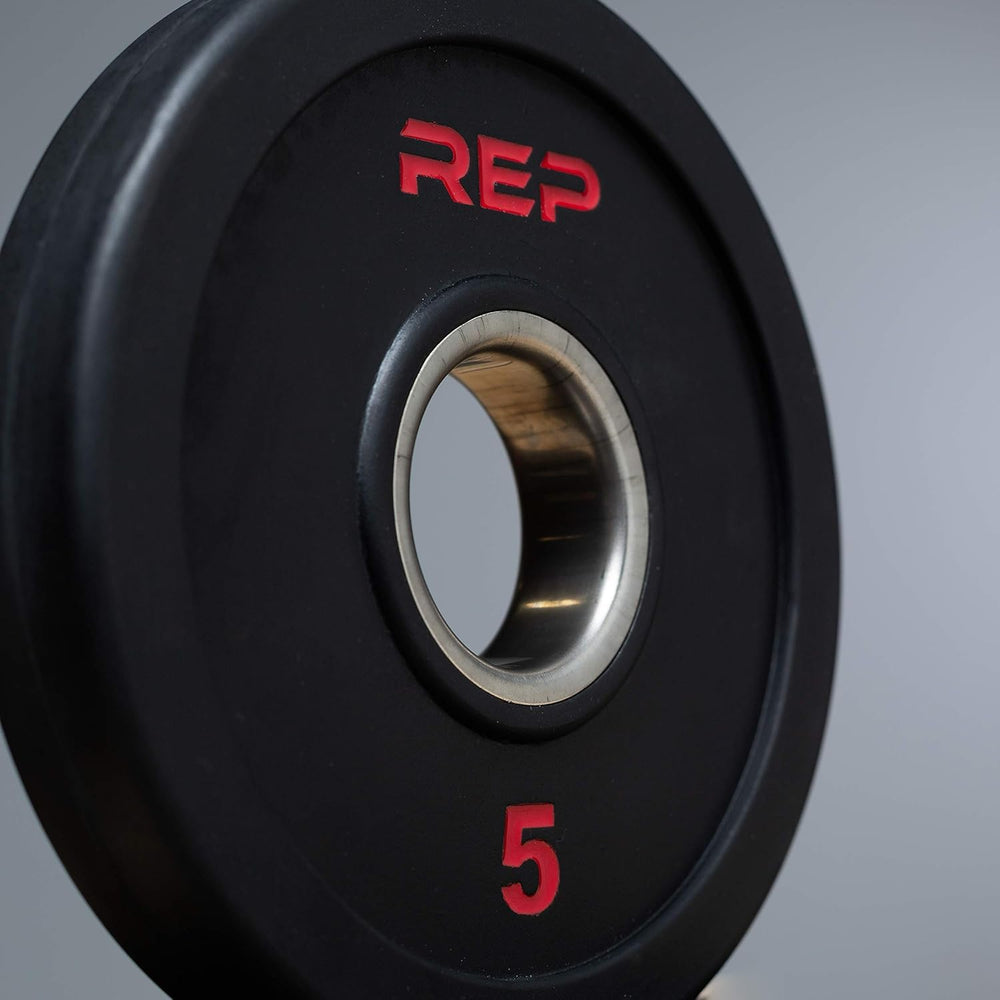 REP plate close-up showing low-odor rubber texture that protects floors and reduces noise