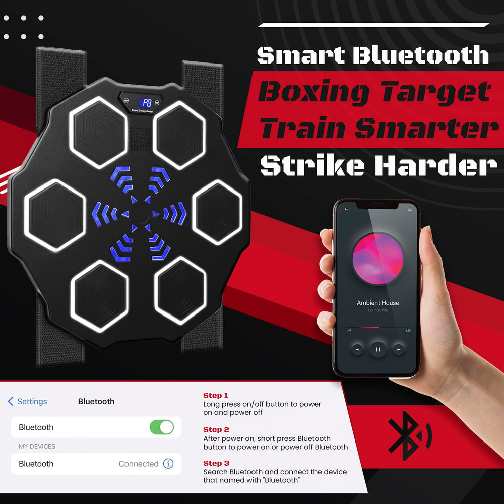 Replentless in a living room with athlete punching to boost cardio and coordination