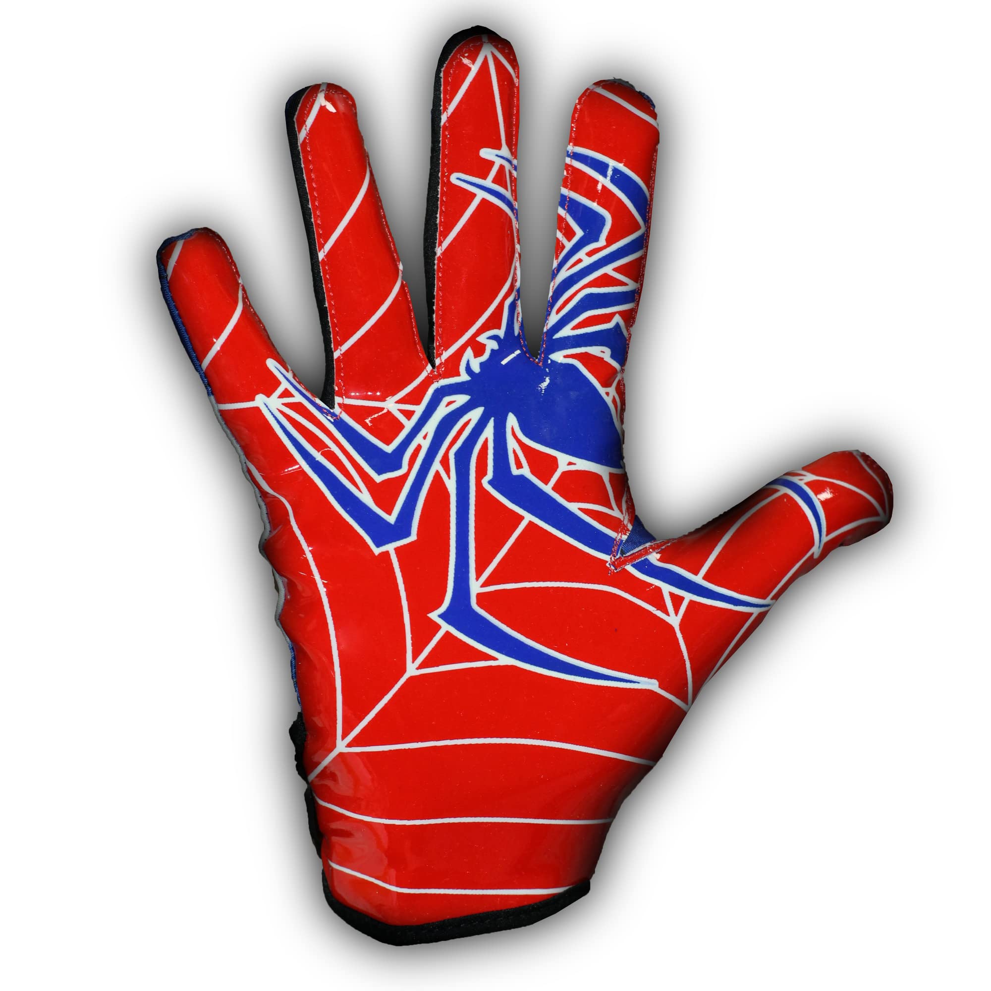 Repsters gloves beside a youth hand to show size scale and correct fit guidance