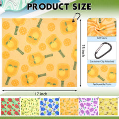Retrora close-up of colorful pickleball patterns adding visible personality and flair