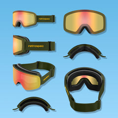 Retrospec Flume side profile paired with helmet for secure, compatible fit