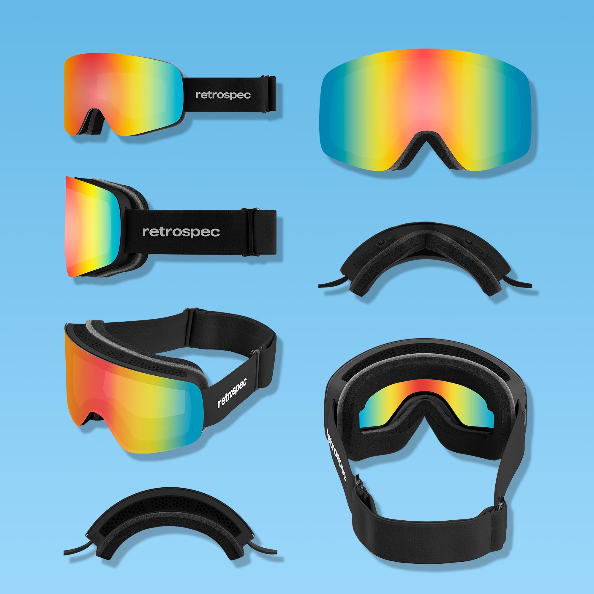 Retrospec Flume side profile on helmet showing low-profile fit and compatibility