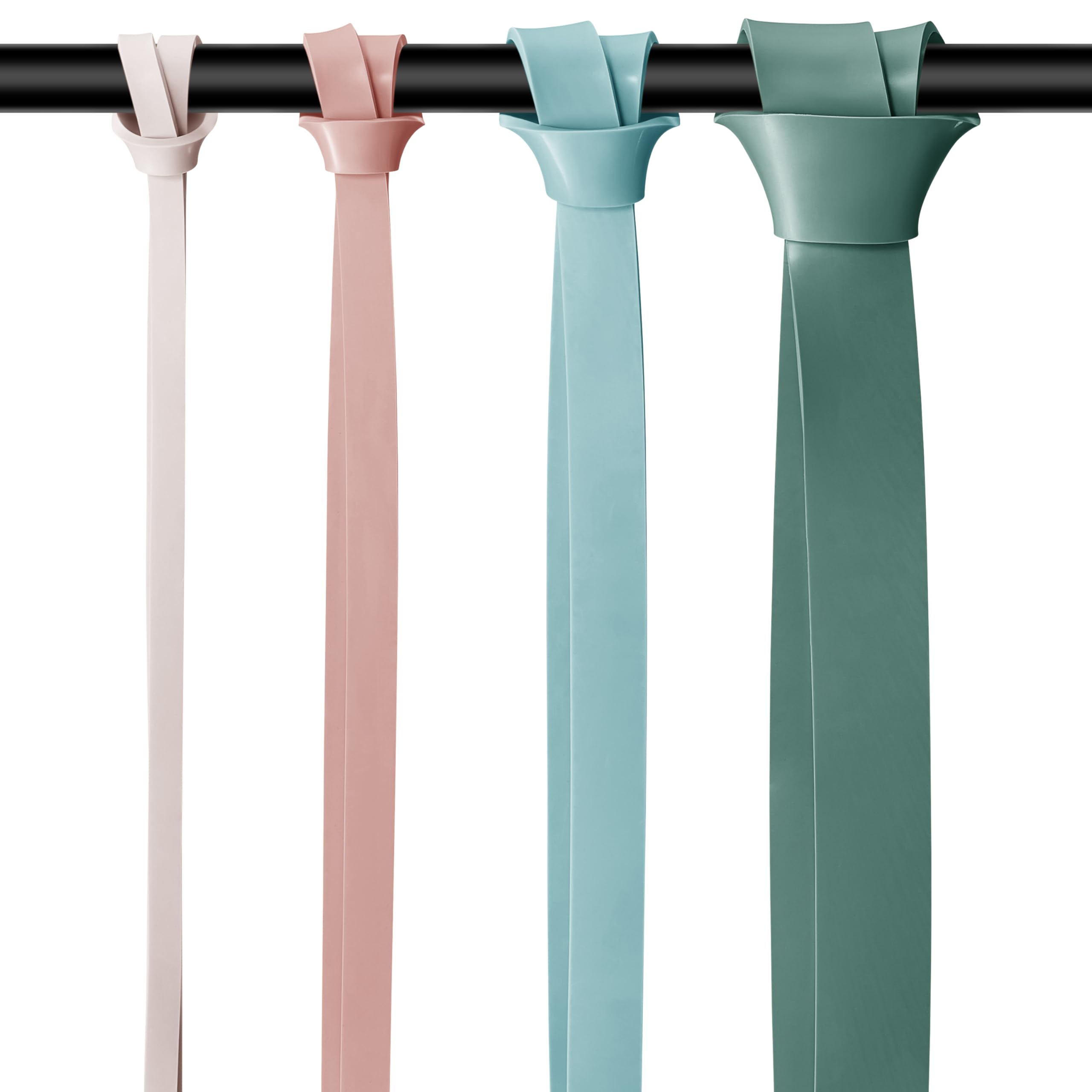 Retrospec Lift bands in use during a pull-up demonstrating assisted strength training