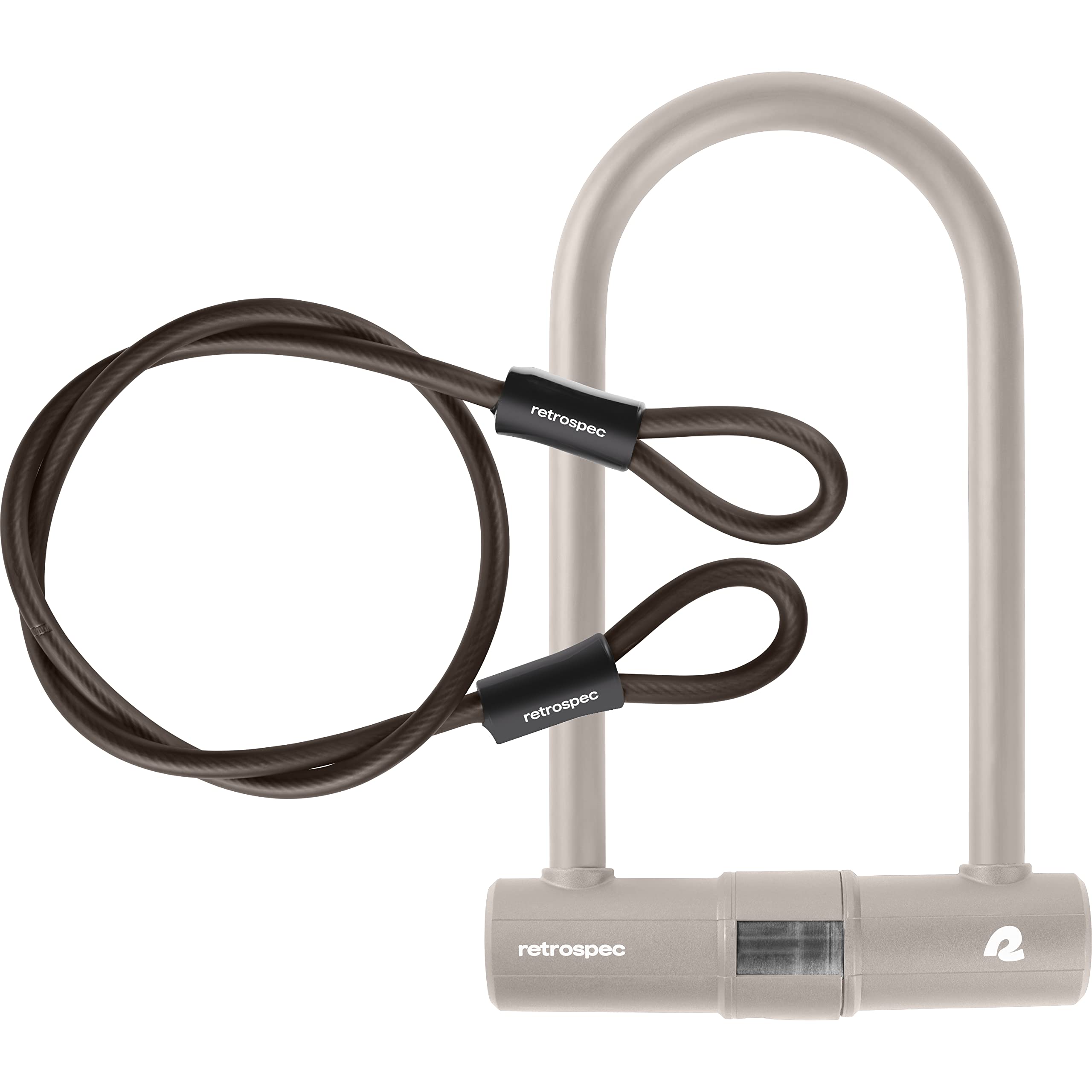 Retrospec Lookout front view showing lock and cable for robust security