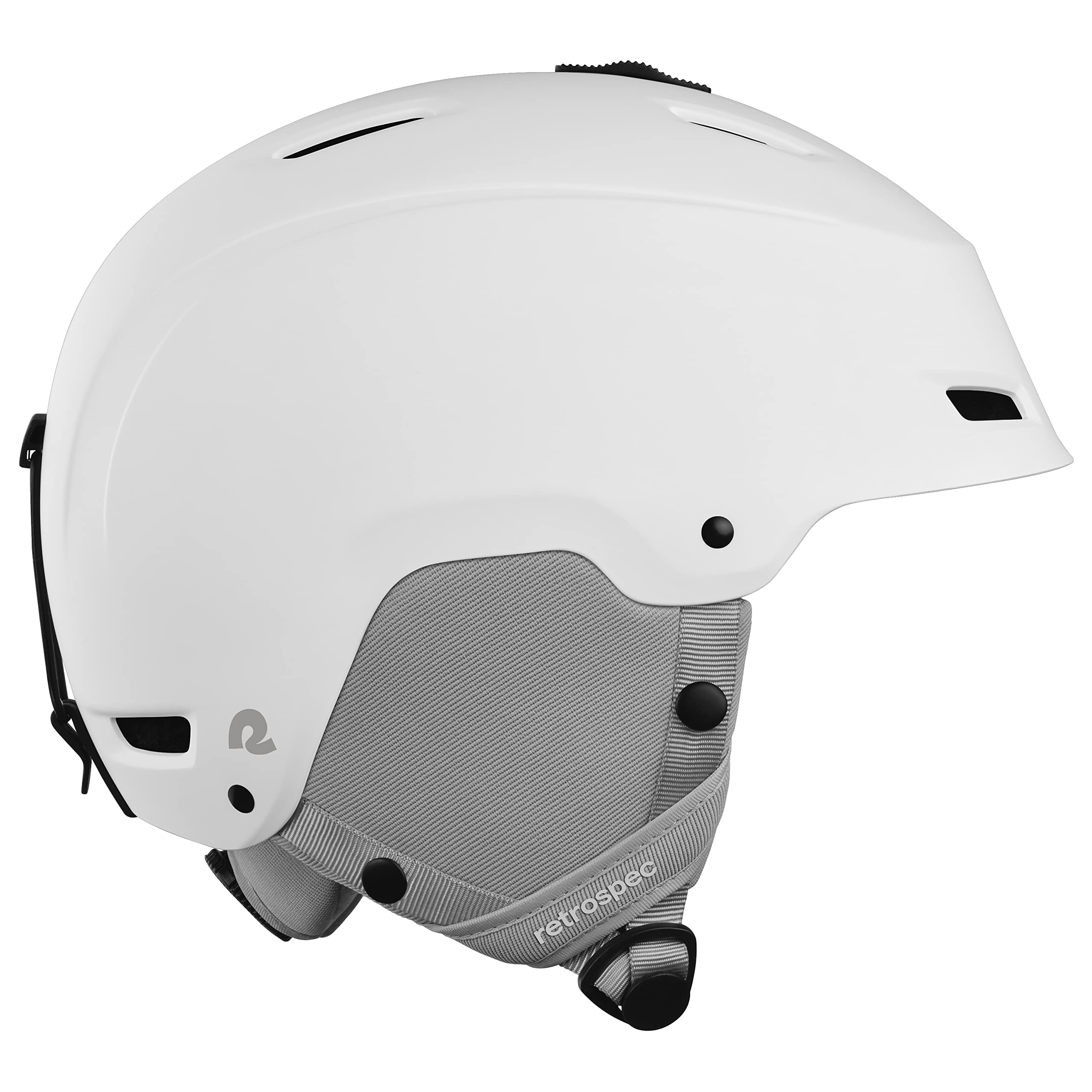 Retrospec Zephyr front view showing sleek ABS shell and safe profile