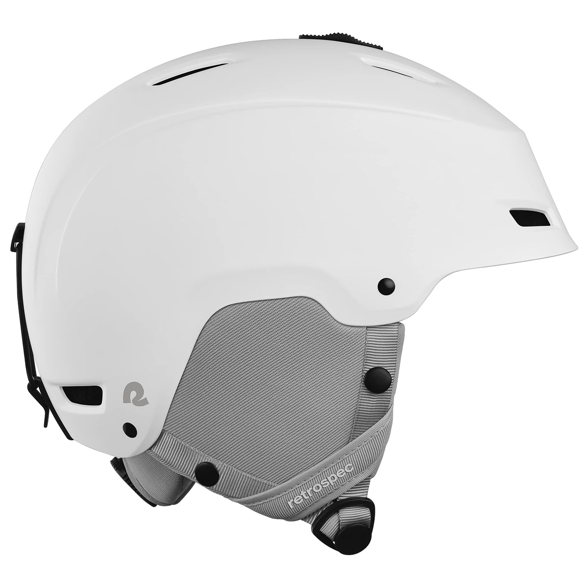 Retrospec Zephyr front view showing sleek ABS shell and safe profile