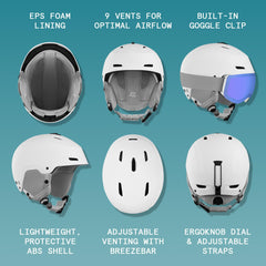 Retrospec Zephyr side profile showing vents and comfortable fit