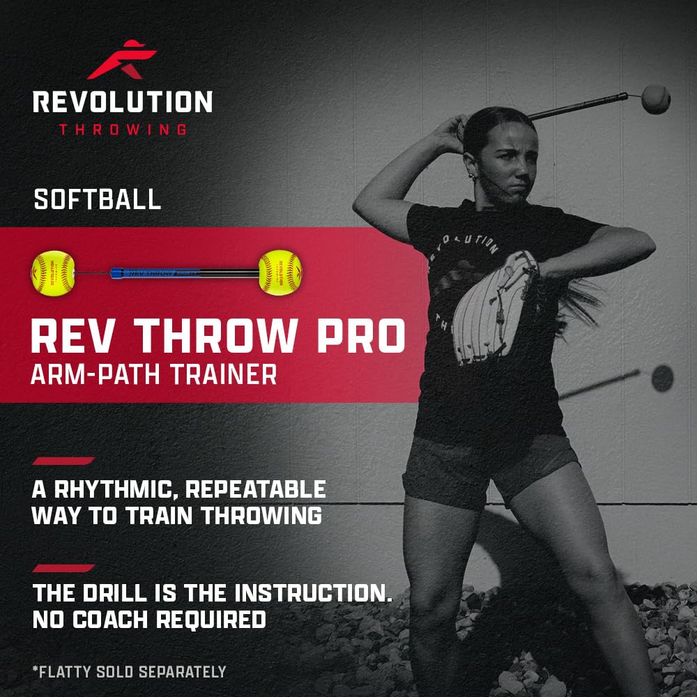 Revolution Throwing close-up of 9-inch yellow ball highlighting comfortable youth grip
