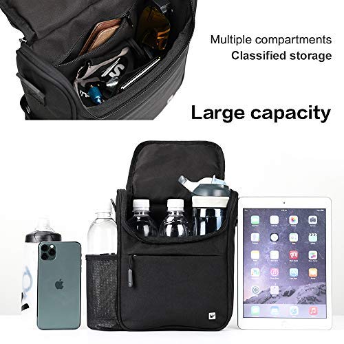 Rhinowalk interior with phone wallet keys showing organized storage benefit