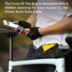 Rhinowalk internal mesh pockets organizing tools and snacks efficiently