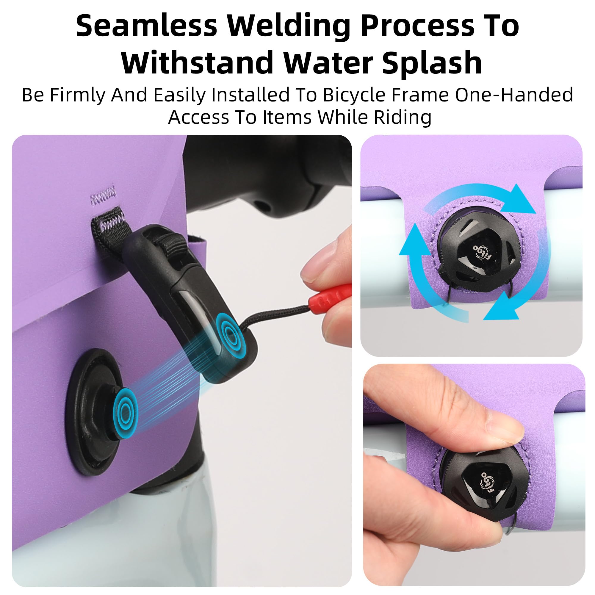 Rhinowalk knob locking detail showing secure attachment benefit