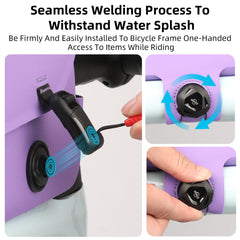 Rhinowalk knob locking detail showing secure attachment benefit