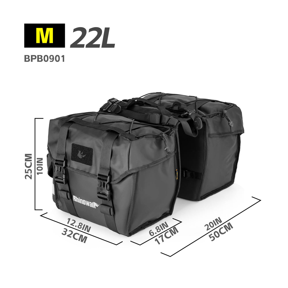 Rhinowalk close-up of side pocket offering quick-access storage and organized gear