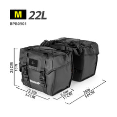 Rhinowalk close-up of side pocket offering quick-access storage and organized gear