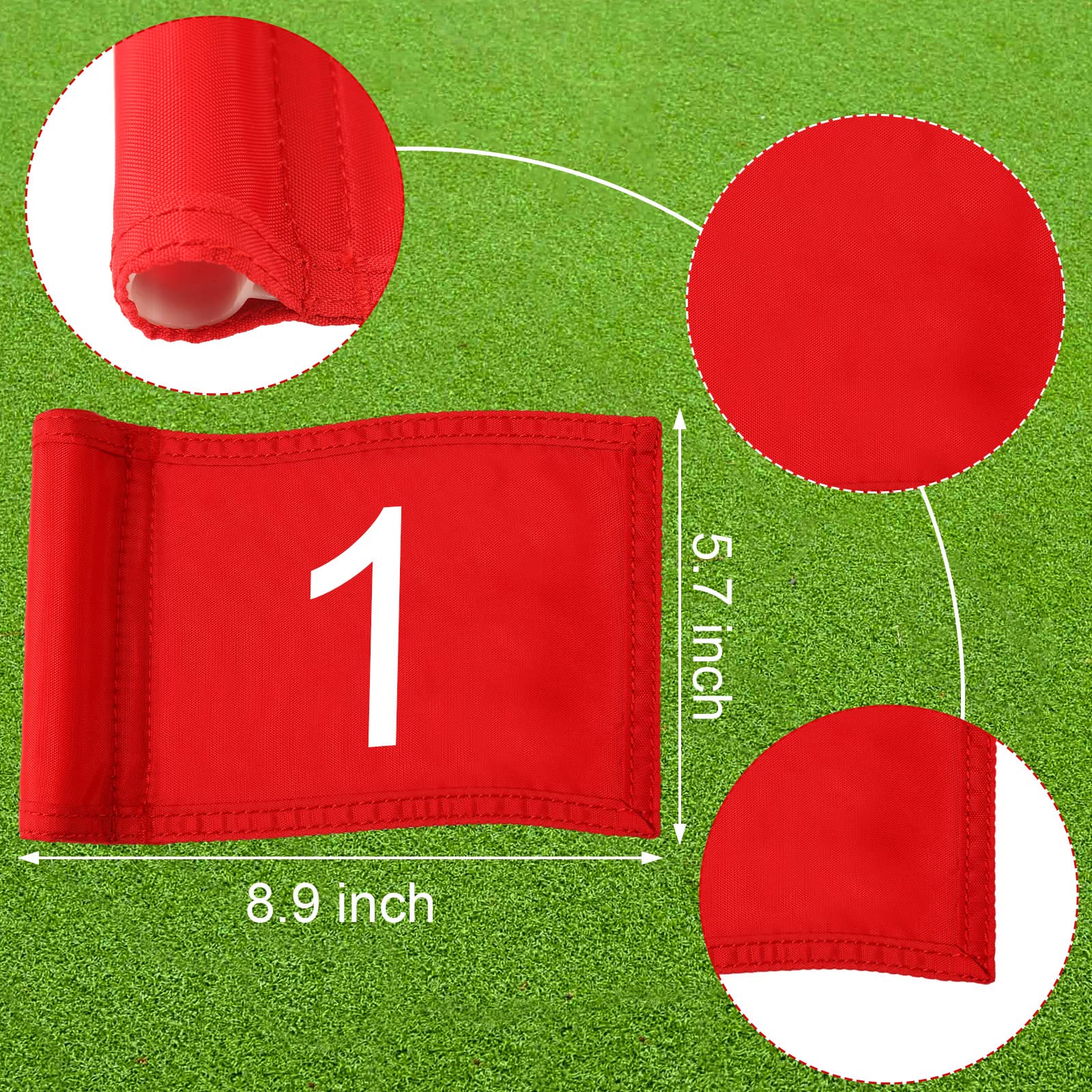 Riakrum close-up showing clear red and white numbering for easy identification