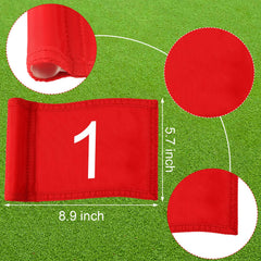 Riakrum close-up showing clear red and white numbering for easy identification