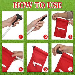Riakrum plastic tube detail demonstrating secure pole attachment durability