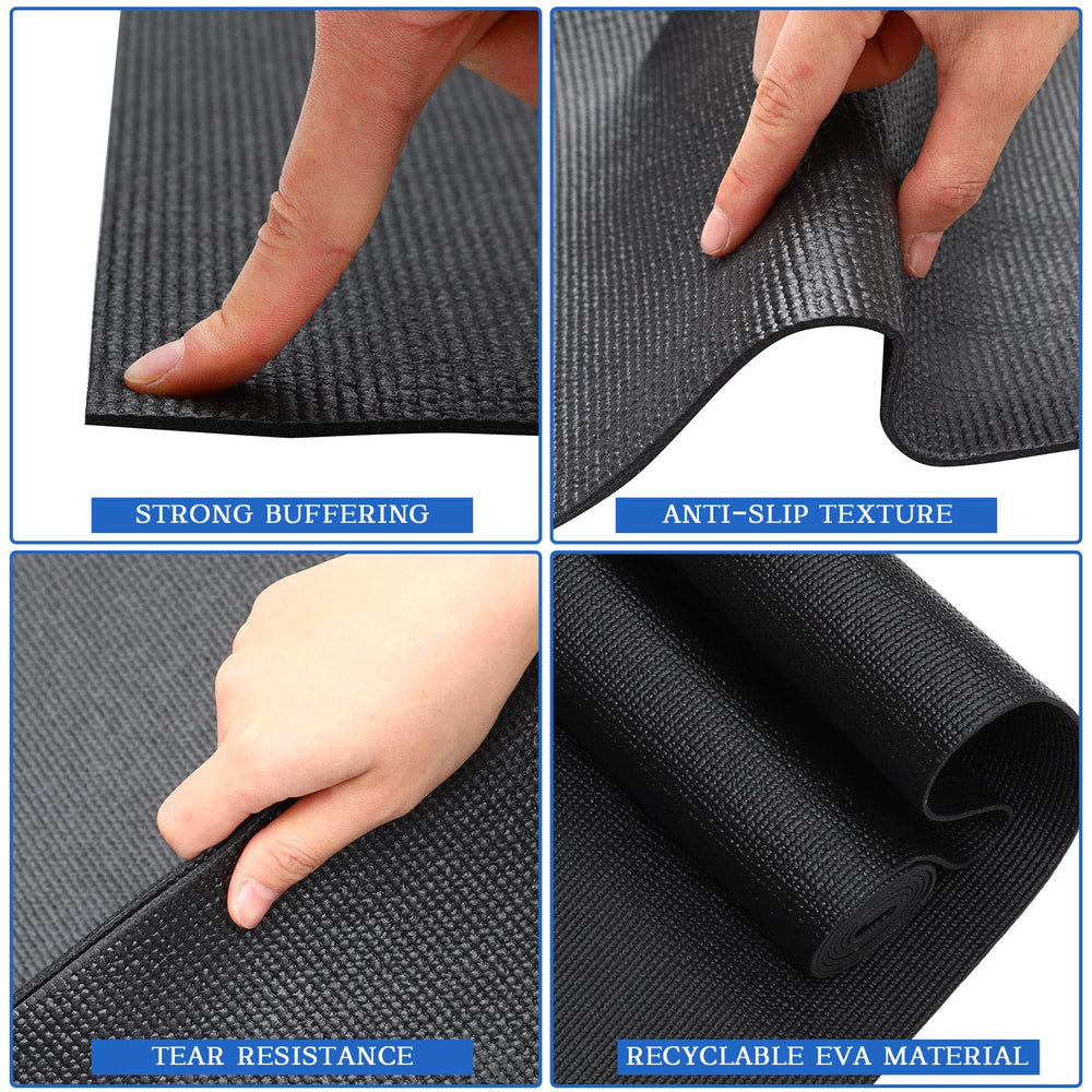 Riakrum rolled mat with strap ready for easy carrying to studio or park
