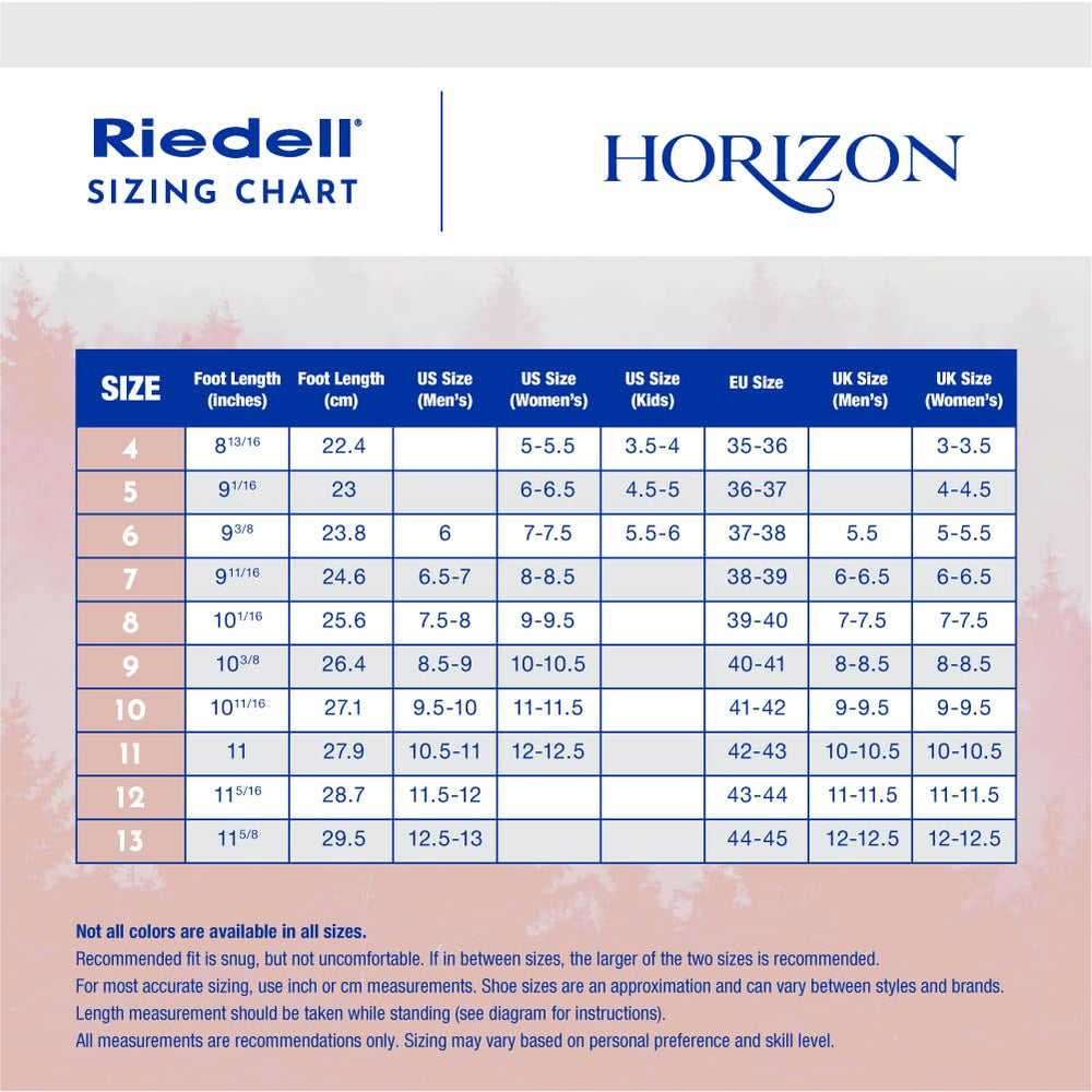 Riedell Horizon on-ice action shot showing stability and ease for beginner skaters