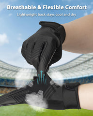RIGWARL breathable backhand fabric detail for comfort and sweat control