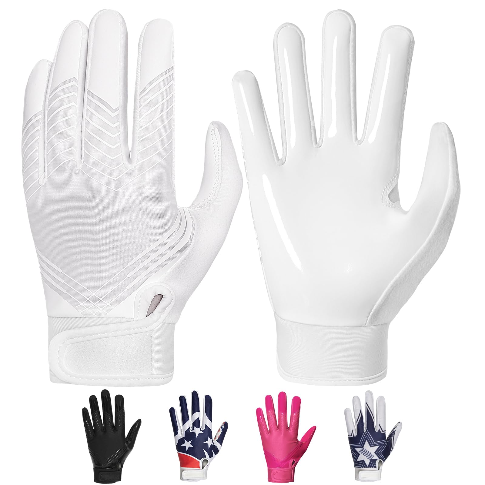 RIGWARL front view showing gloves and branding for confident receiver performance