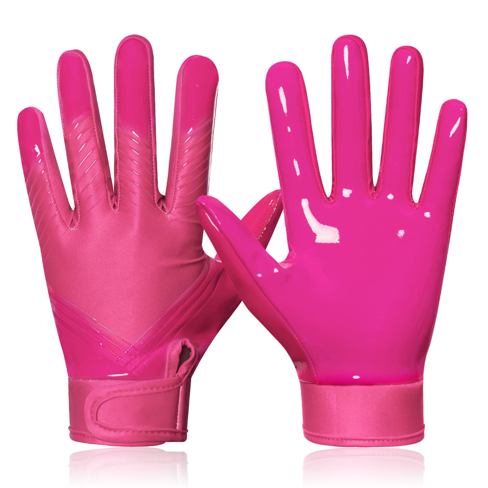 RIGWARL front view of gloves showing tacky palm and athletic fit for better catches