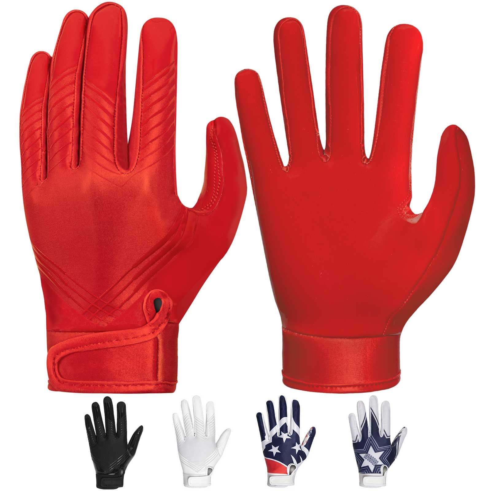RIGWARL gloves front view showing branding and fit benefit improved visibility