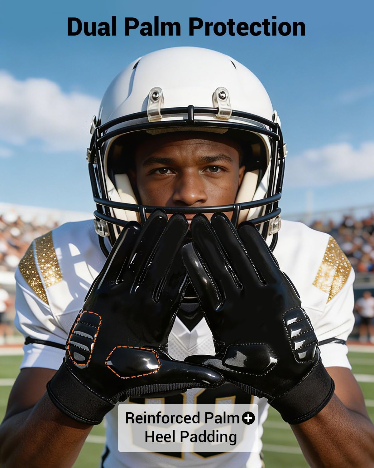 RIGWARL glove in use during blocking action providing hand protection