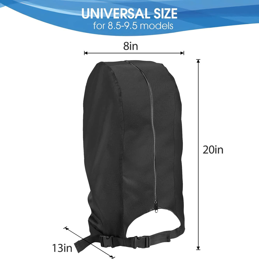 Rilime adjustable buckle strap attachment securing cover in wind