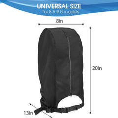 Rilime adjustable buckle strap attachment securing cover in wind