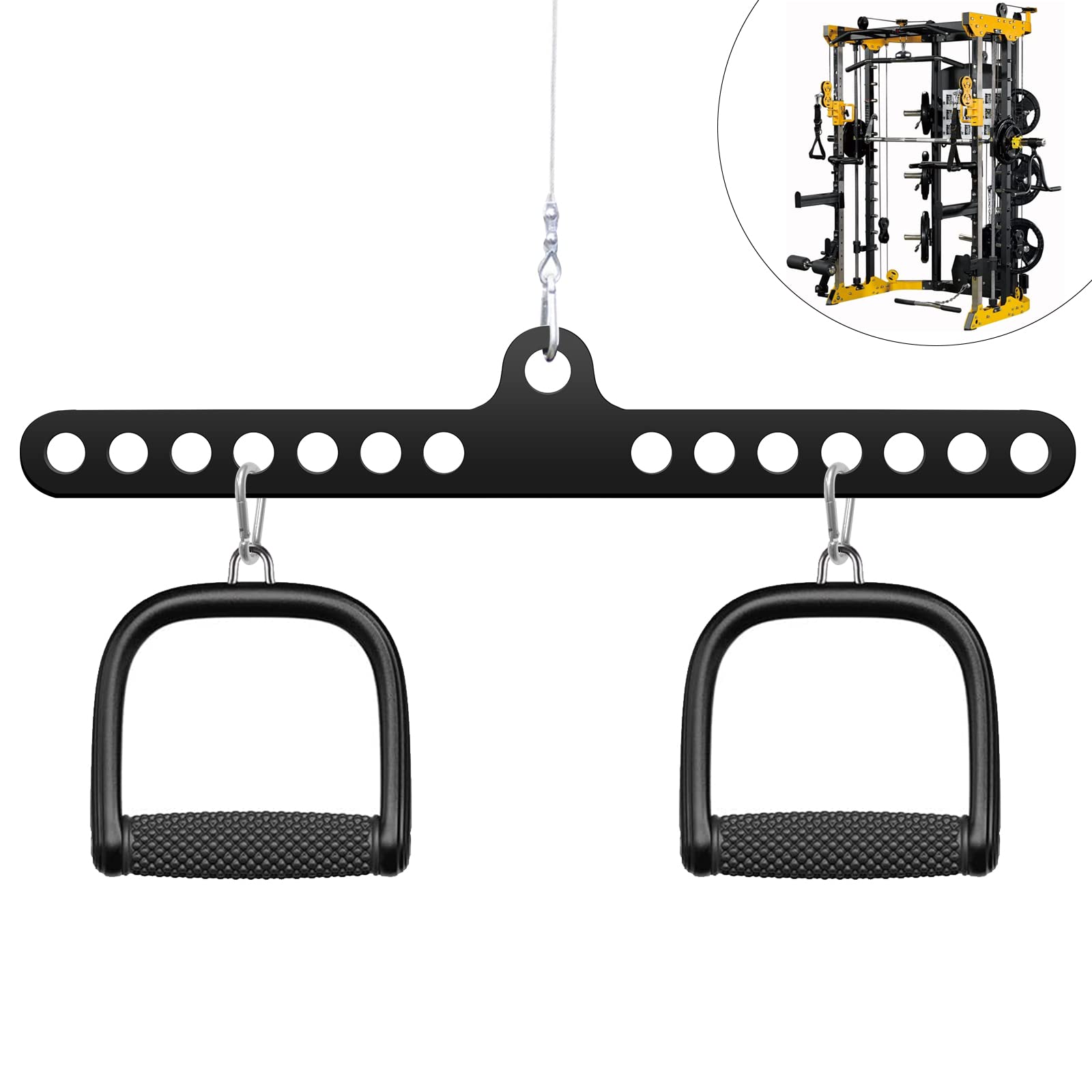 RIMLUFE adaptor with D-handle attached demonstrating added grip variety and comfort