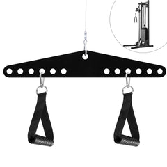 RIMLUFE in use lat pulldown demonstrating ergonomic wrist alignment and better targeting