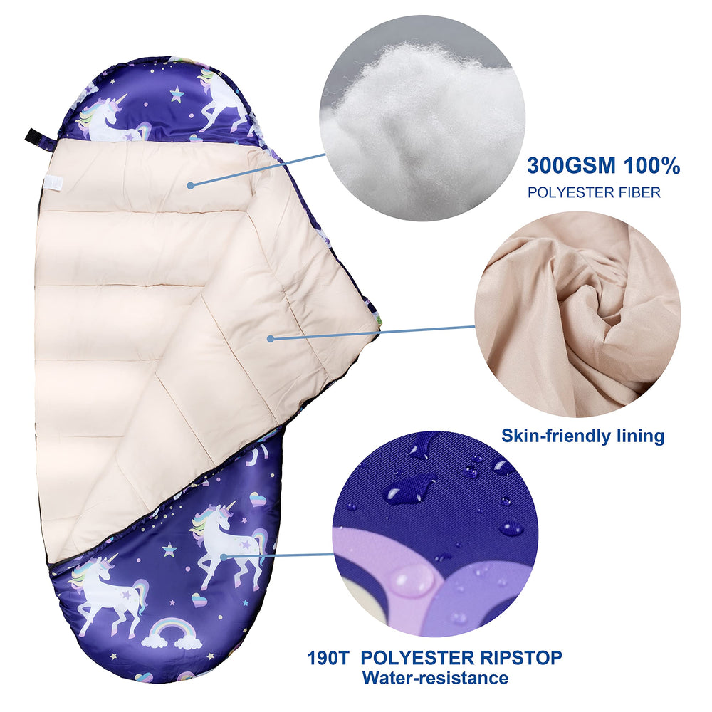 rioyalo fabric texture and fill closeup shows soft lining and cozy 300GSM warmth