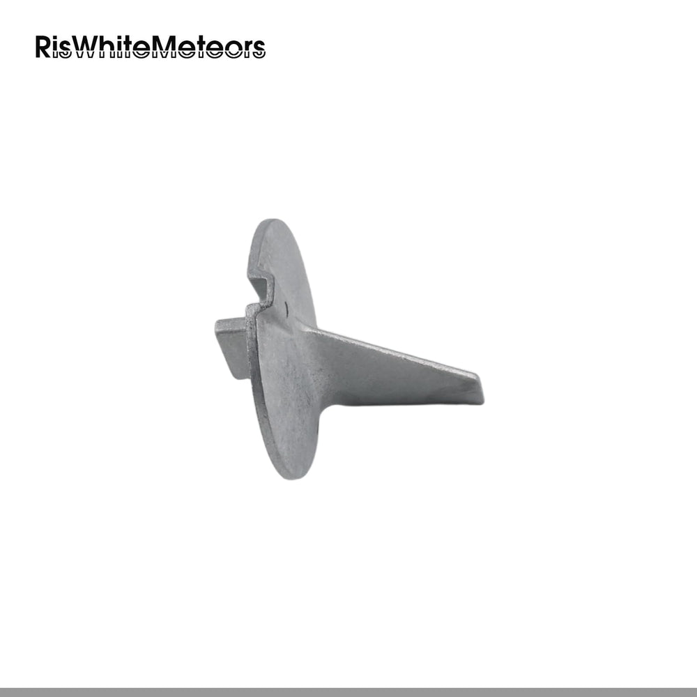 RisWhiteMeteors installed on Yamaha trim tab demonstrating corrosion protection
