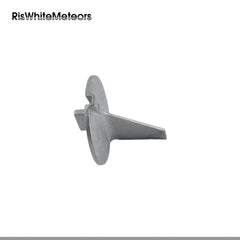 RisWhiteMeteors installed on Yamaha trim tab demonstrating corrosion protection