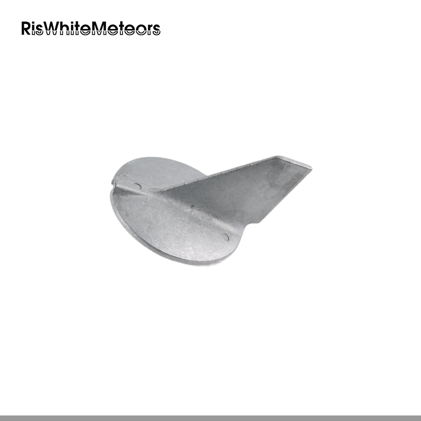 RisWhiteMeteors profile showing zinc edge shape for reliable sacrificial wear