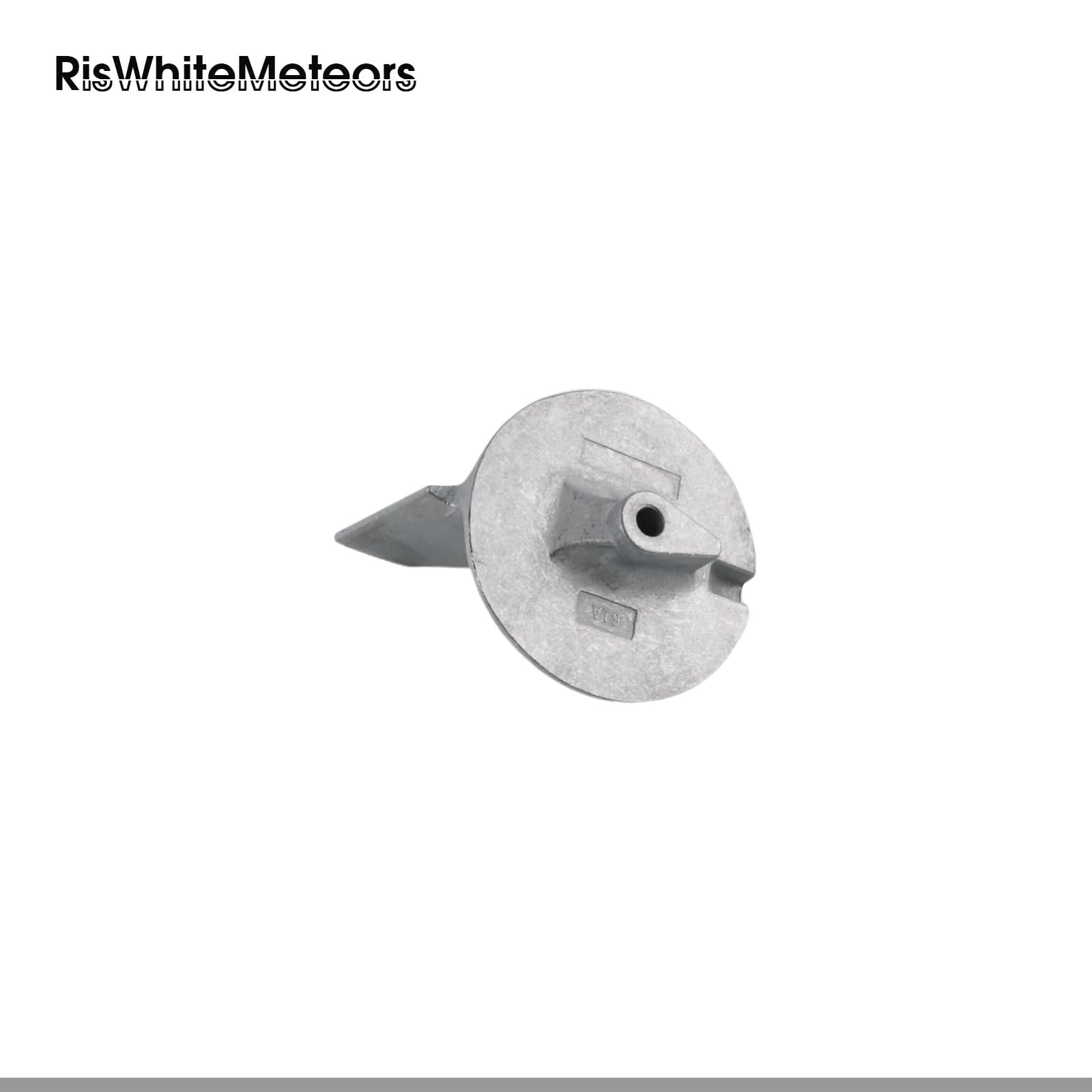 RisWhiteMeteors size comparison with coin to show compact, correct dimensions