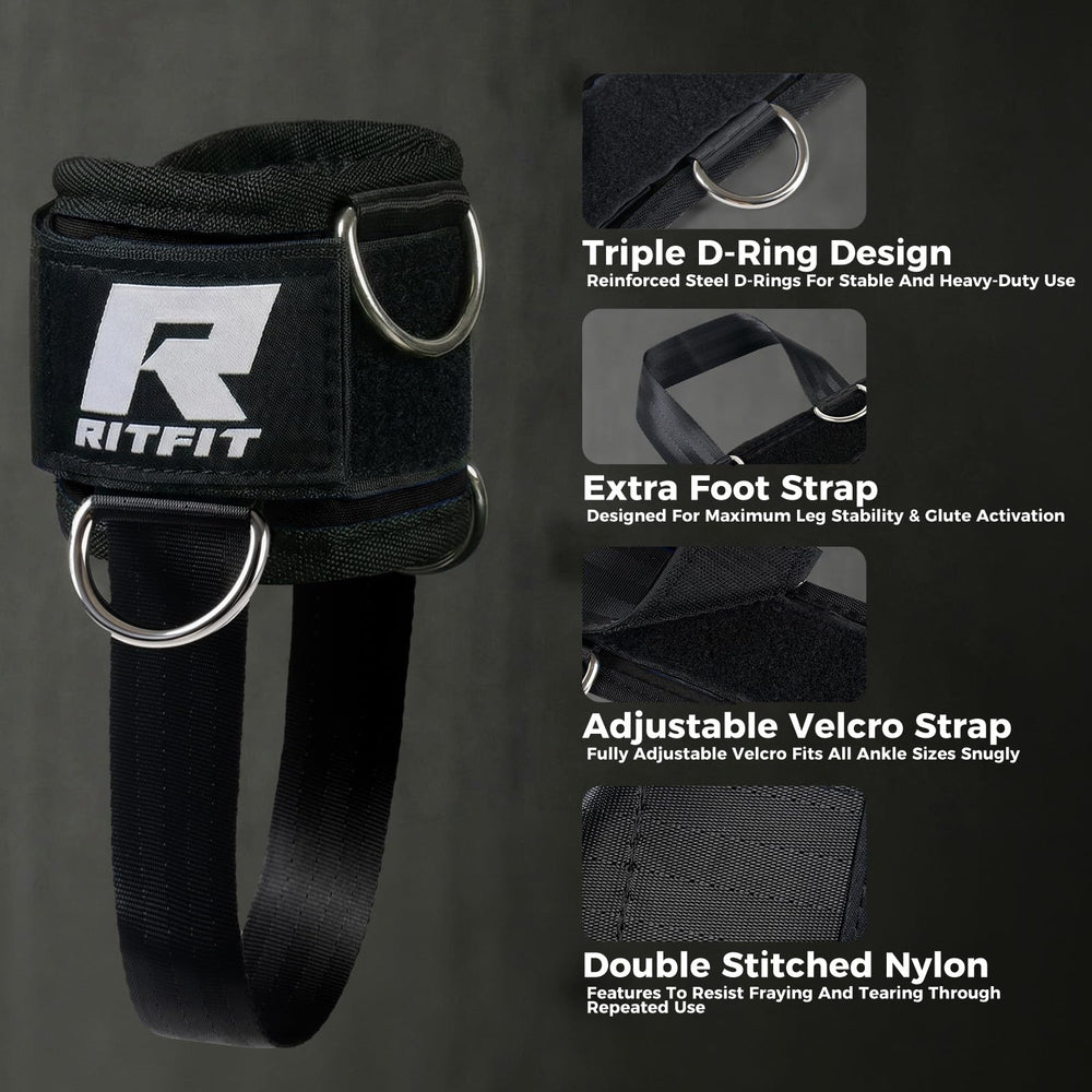 RitFit closeup of welded D‑rings demonstrating durable hardware