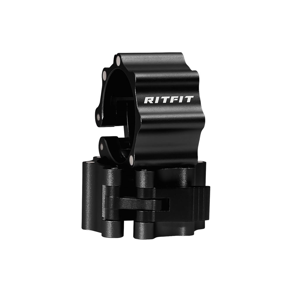 RitFit front view of black collars showing clean sleek design and secure hold
