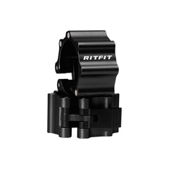 RitFit front view of black collars showing clean sleek design and secure hold