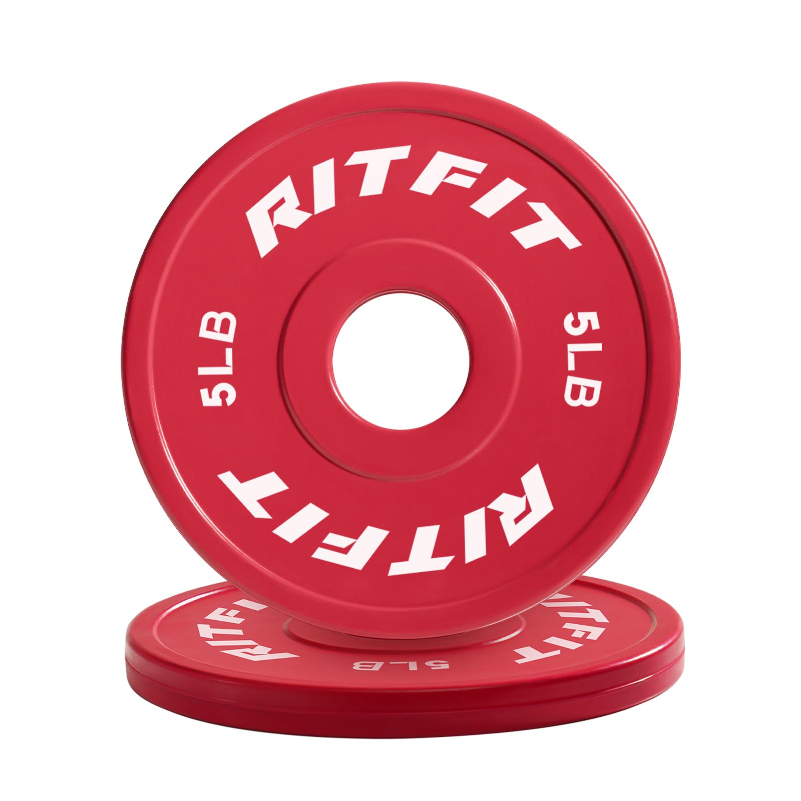 RitFit front view stacked plates showing compact, color-coded design benefits
