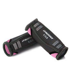 ritfit front view of walking dumbbells showing compact design and comfort